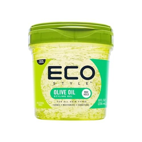 Eco Style Olive Oil Eco Styler Hair Gel, Hydrate and Style, Alcohol-Free, 236 ml