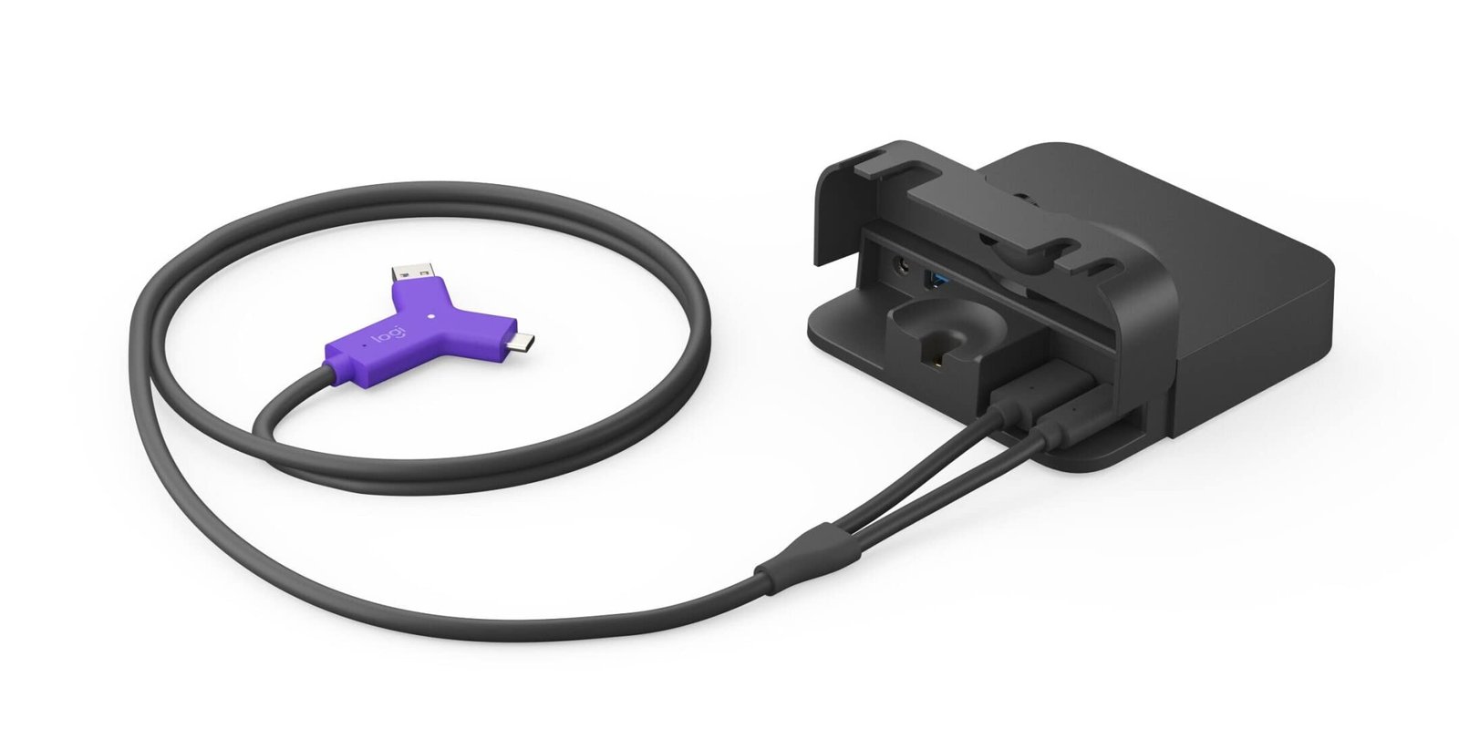 Logitech Swytch - Hub - 2 x HDMI + 1 x USB SuperSpeed + 2 x USB-C - Desktop