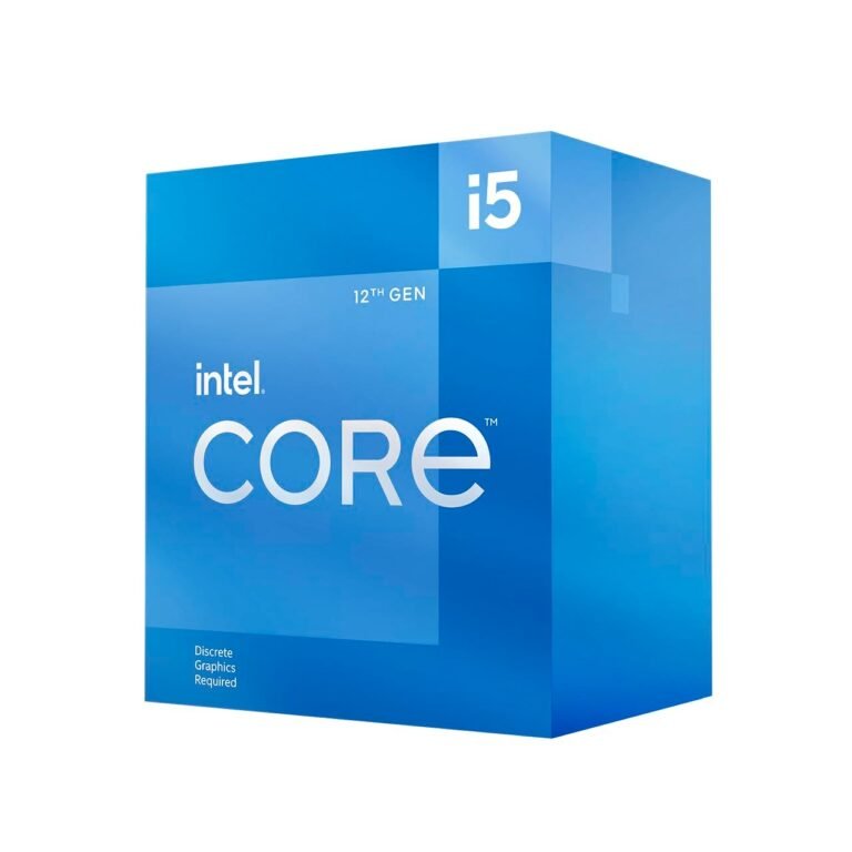 Intel Core i5-12400F 12th Generation Desktop Processor (Base Clock: 2.5GHz, 6 Cores, LGA1700, RAM DDR4 and DDR5 up to 128GB)