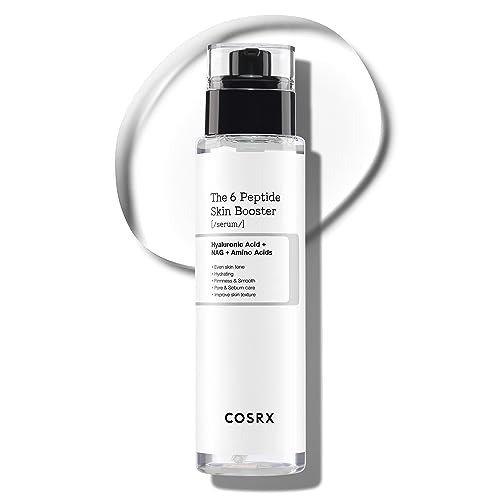 COSRX 6 Peptide Collagen Serum Face Toner with Niacinamide & Hyaluronic Acid, Hydrating & Firming Korean Essence, Anti-Wrinkle & Pore-Tightening Serum For Plump & Even Skin Tone, Korean Skincare 150ml