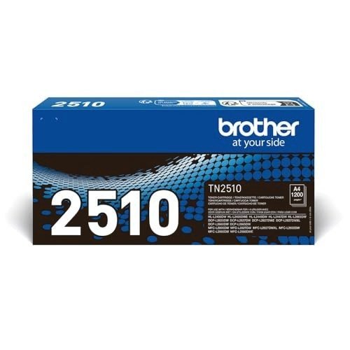 BROTHER TN-2510 Toner Cartridge, Black, Single Pack, Standard Yield, Includes 1 x Toner Cartridge, Genuine Supplies