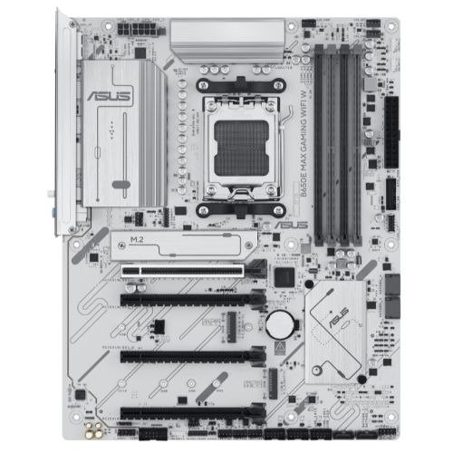 Asus B650E MAX GAMING WIFI W, AMD B650, AM5, ATX, 4 DDR5, HDMI, DP, Wi-Fi 6E, 2.5G LAN, PCIe5, 3x M.2, White