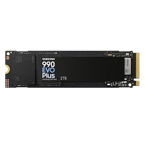 Samsung 2TB 990 EVO PLUS M.2 NVMe Gen4/5 SSD, M.2 2280, PCIe 4.0/5.0 x2, V-NAND, R/W 7250/6300 MB/s, 1000K/1350K IOPS