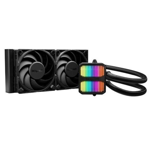 Be Quiet Silent Loop 3 240mm ARGB Liquid CPU Cooler, 3-Chamber Pump, Large Fin Area, Silent Wings 4 PWM Fans, Black