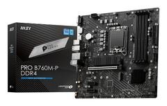 MSI PRO B760M-P DDR4 Motherboard, Micro-ATX - Supports Intel 14th, 13th & 12th Gen Core Processors, LGA 1700 - DDR4 Memo