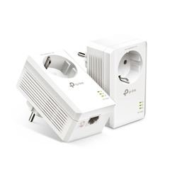 TP-Link TL-PA7017PKIT Gigabit Passthrough Powerline Adapter Starter Kit, Powerline Network Adapters Speed up to 1000 Mbp