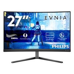 Philips Evnia 27M2C5200W - 27 inch FHD Curved Gaming Monitor, 280 Hz, HDR10, 1 ms GtG, FreeSync Prem. (1920 x 1080 2x HD